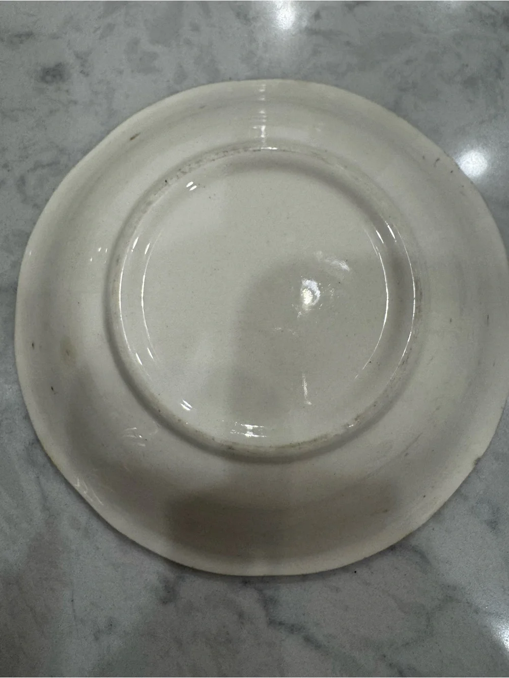Vintage Magnolia Floral Bowl 6” Gold Trim Scalloped Cottagecore